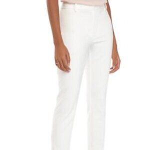 LADIES PANTS SIZE 10 DONNA KARAN WITH GOLD ZIP FEATURES $145 NWT